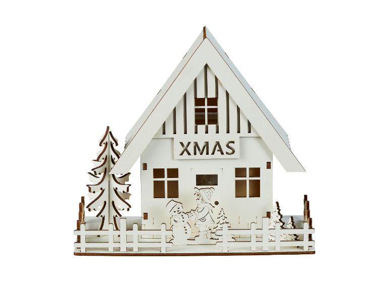 Kerstdorp met figuren