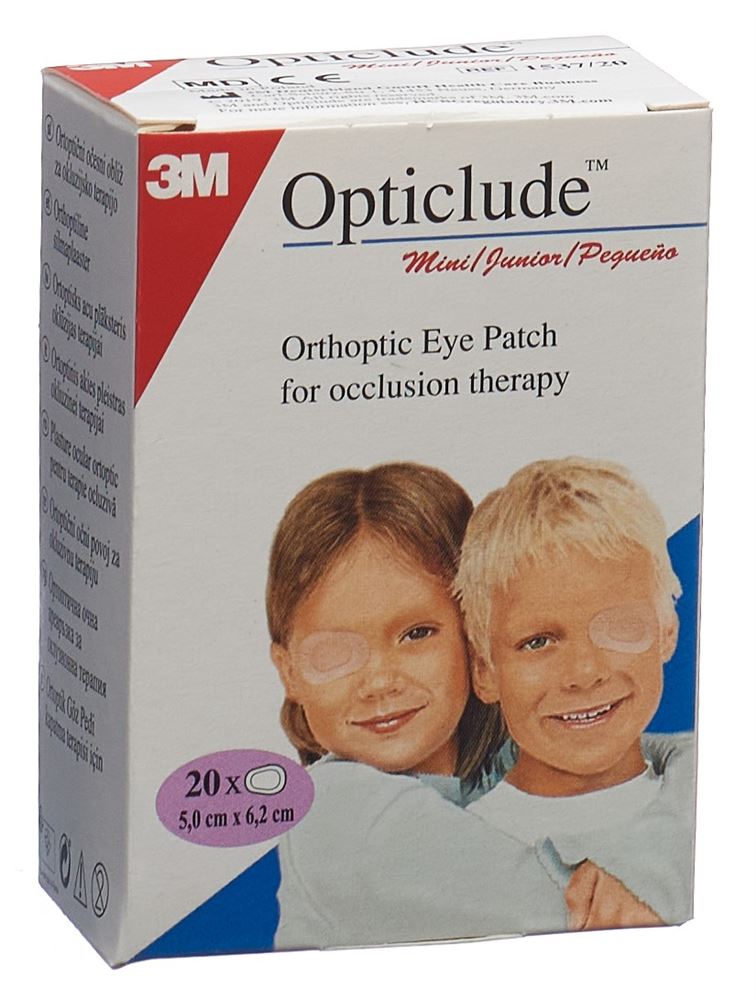 OPTICLUDE Augenverband 6x5cm 20 Stk
