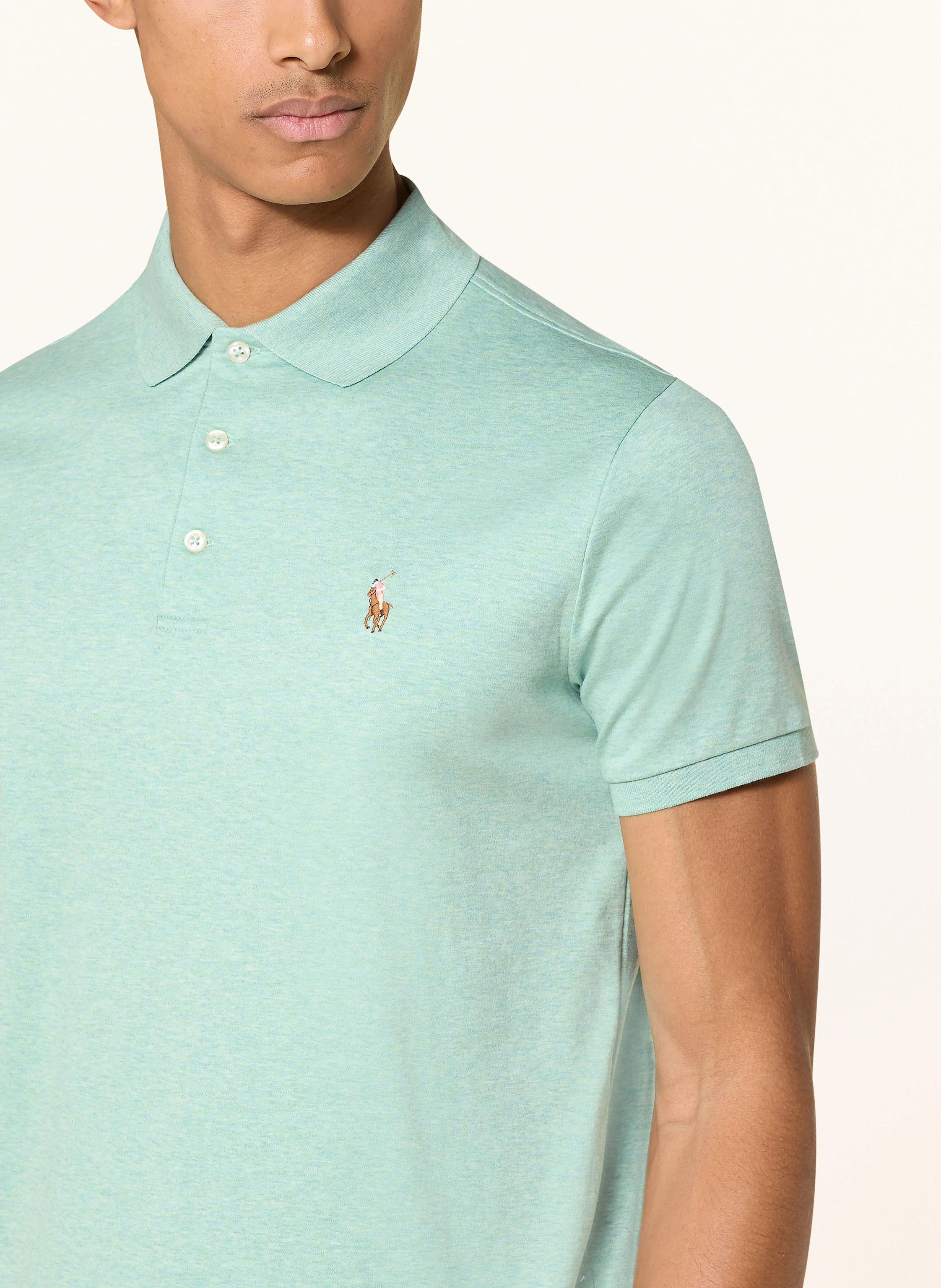 POLO RALPH LAUREN Jersey-Poloshirt Custom Slim Fit