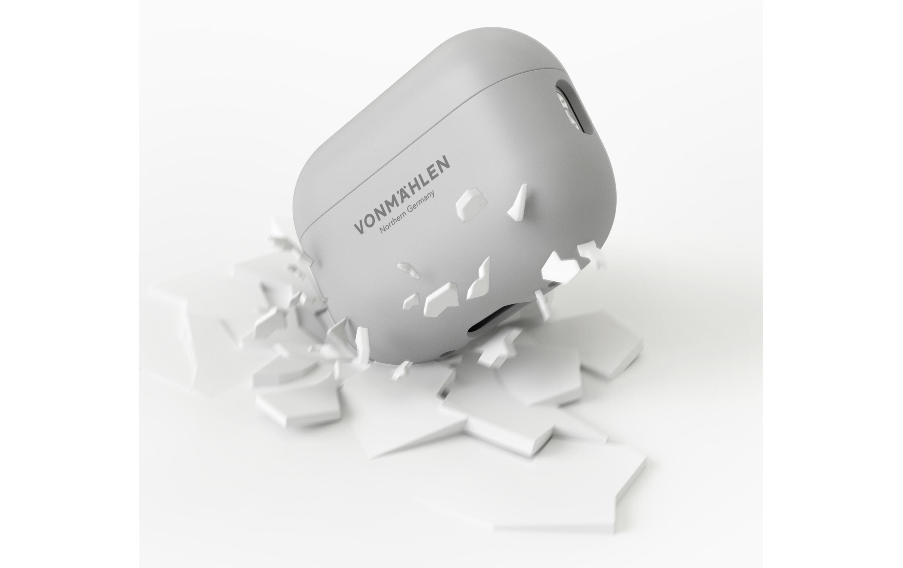 Transportcase Thin AirPods Pro 2 Light GraySchlanke und schützende Hülle für AirPods 1 st/2nd Generation