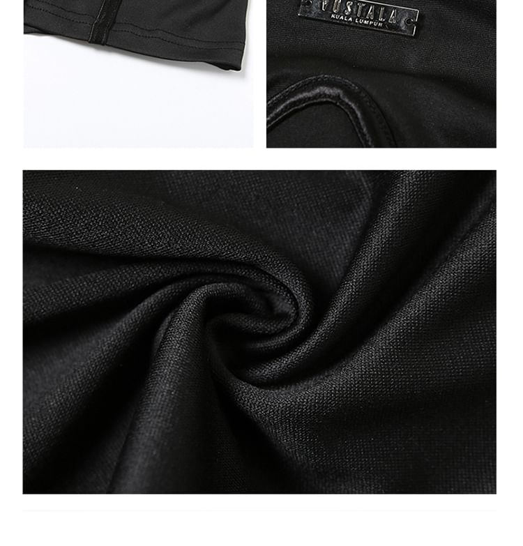 Bababy - Spaghettibandjes effen contrast romper