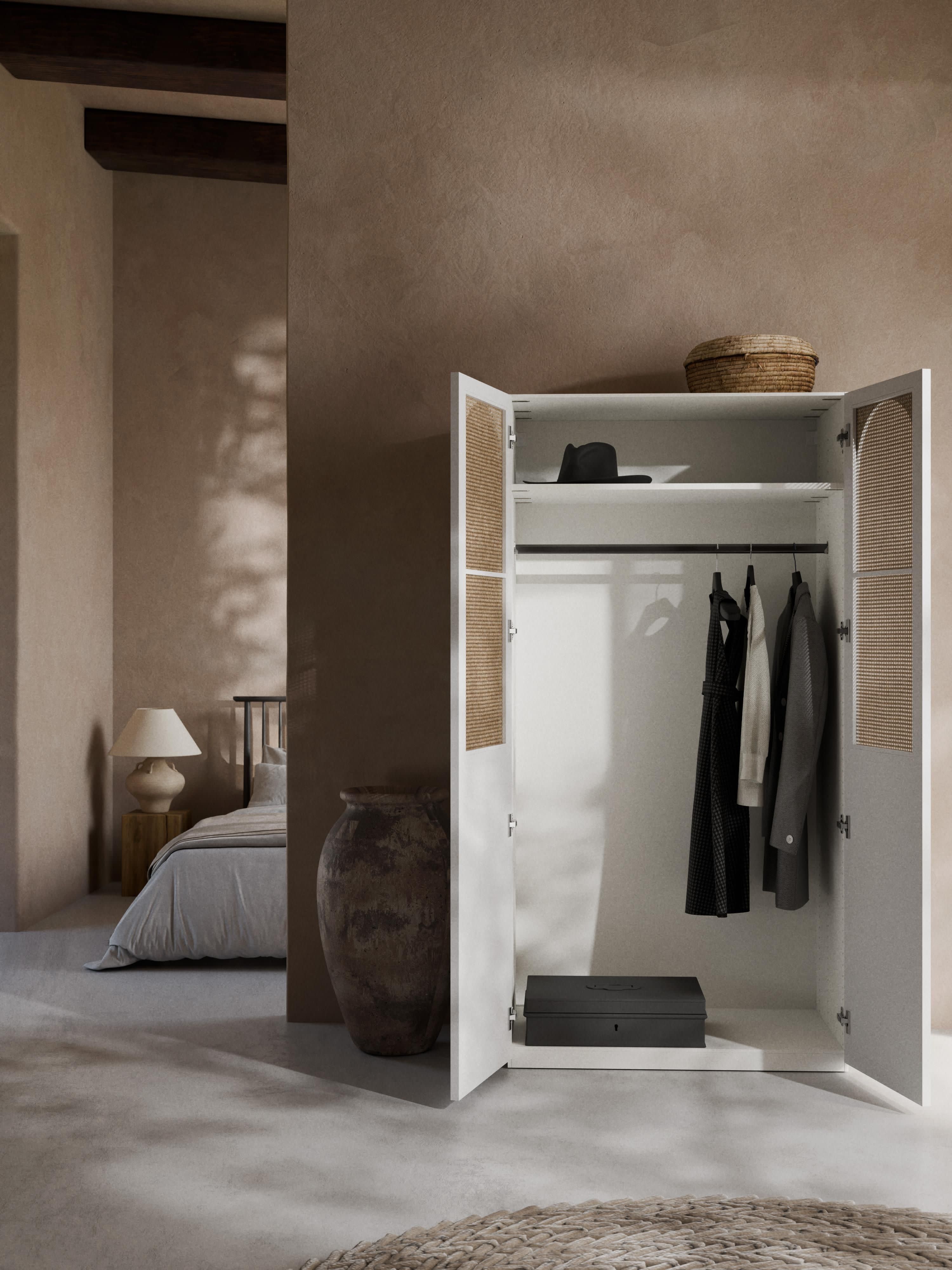 Modulaire draaideurkast Jeanne, 100 cm breed, in verschillende formaten