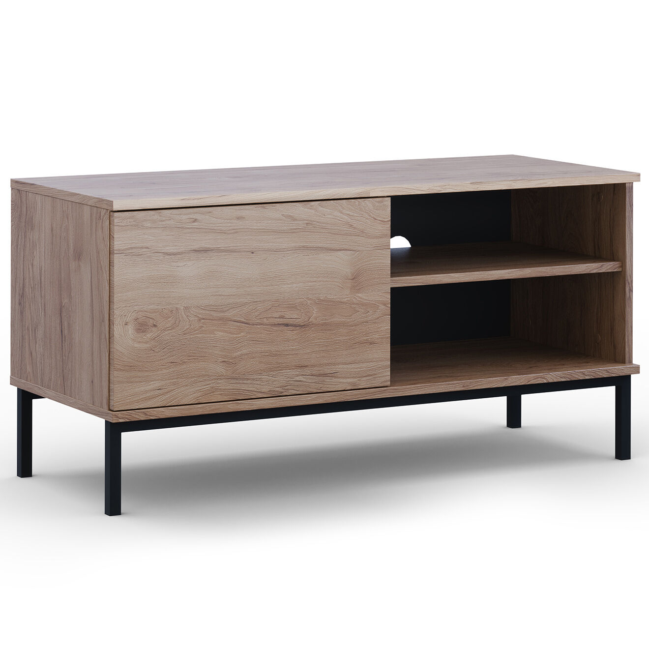 Cosmopolitan Design Meuble TV Query brun - 101x41x50 cm
