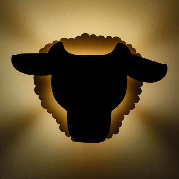Van Tjalle en Jasper Schaap Muurlamp - Naturel / Black