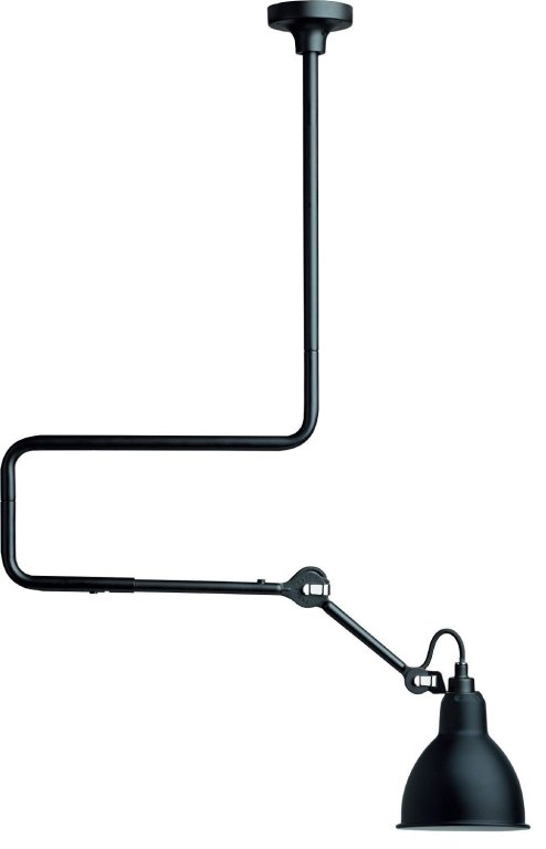 DCW éditions Lampe Gras N312 plafondlamp zwart