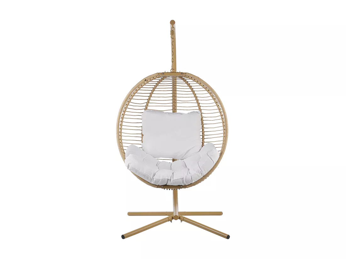 Fauteuil suspendu avec support ARCO Métal Beige