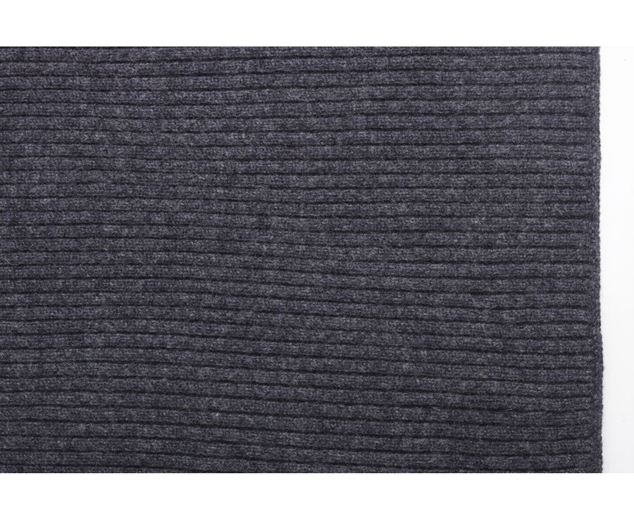 Écharpe Laine Homme  Gris Anthracite Chiné