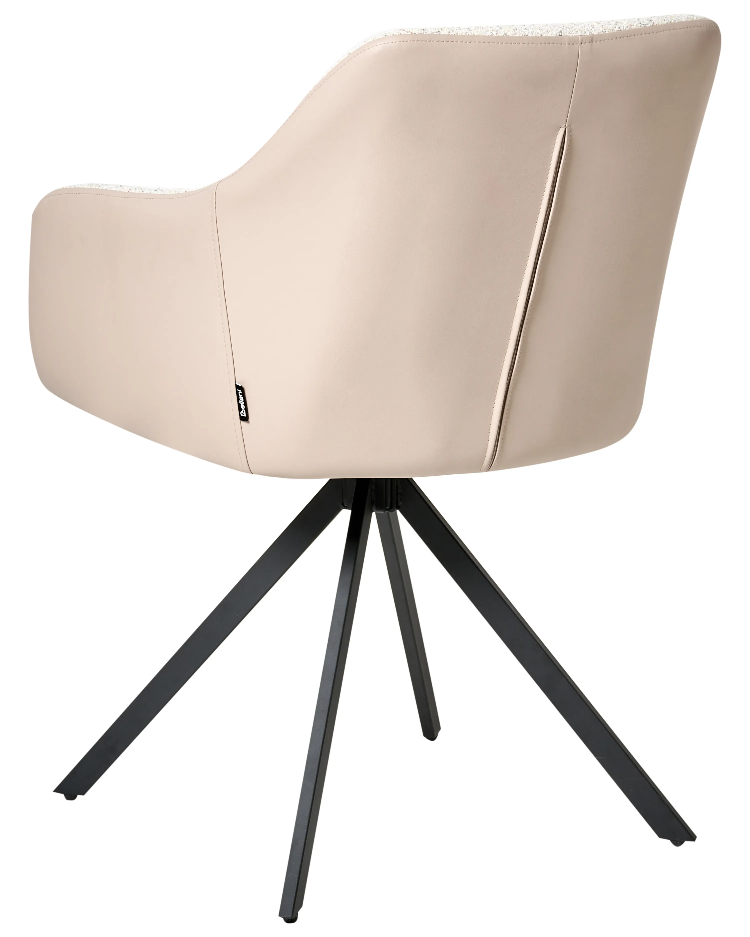Set van 2 eetkamerstoelen LITHIA Bouclé Lichtbeige