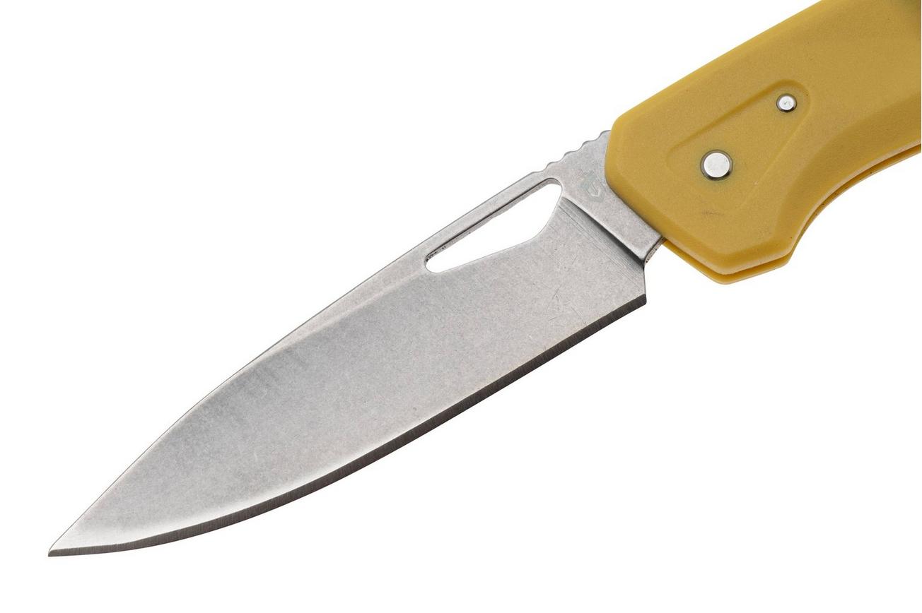 Gerber LST 1074520, Stonewashed 440A, Yellow Nylon zakmes