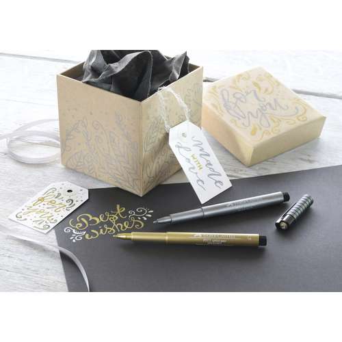 FABER-CASTELL Tuschestift PITT Artist Pen metallic, einzeln