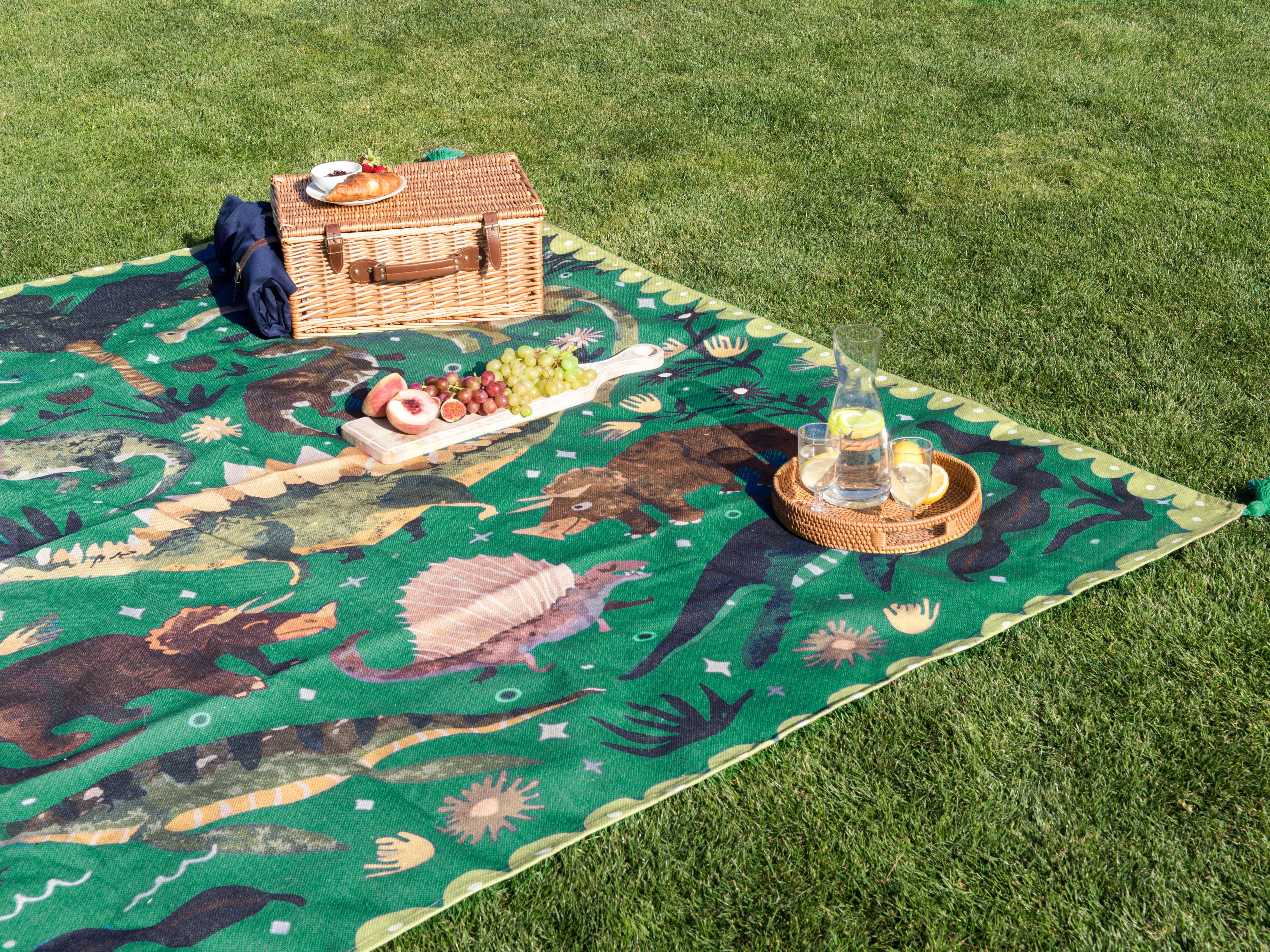 Picknickkleed TUZIANI 200 x 200 cm Groen