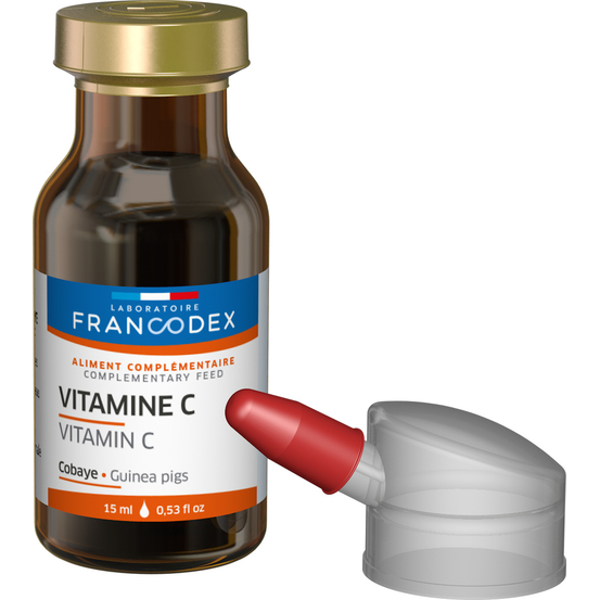 Aliment complémentaire Vitamine C pour cobaye : 15ml