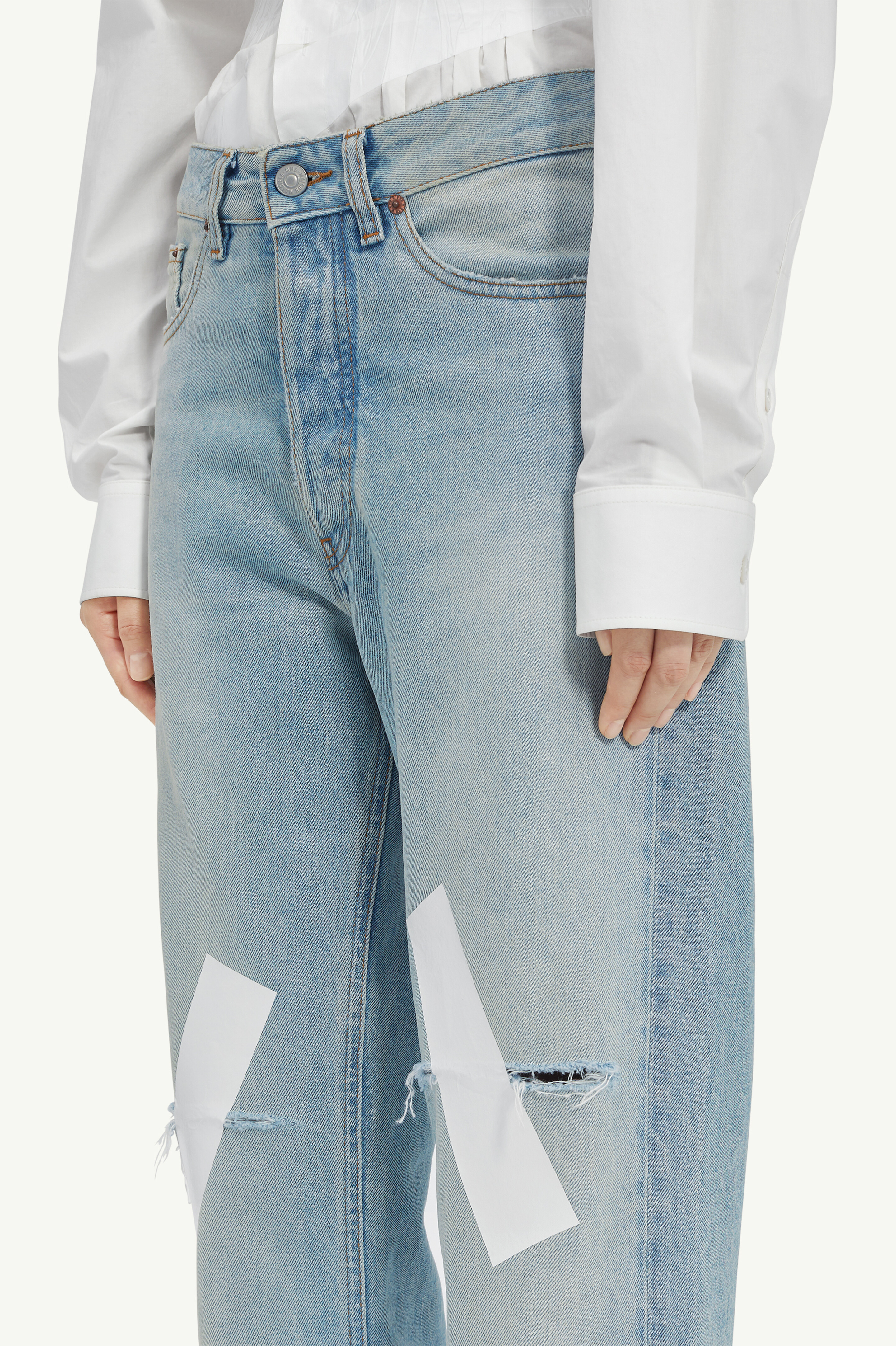 Jeans Bleu Clair pour Femme