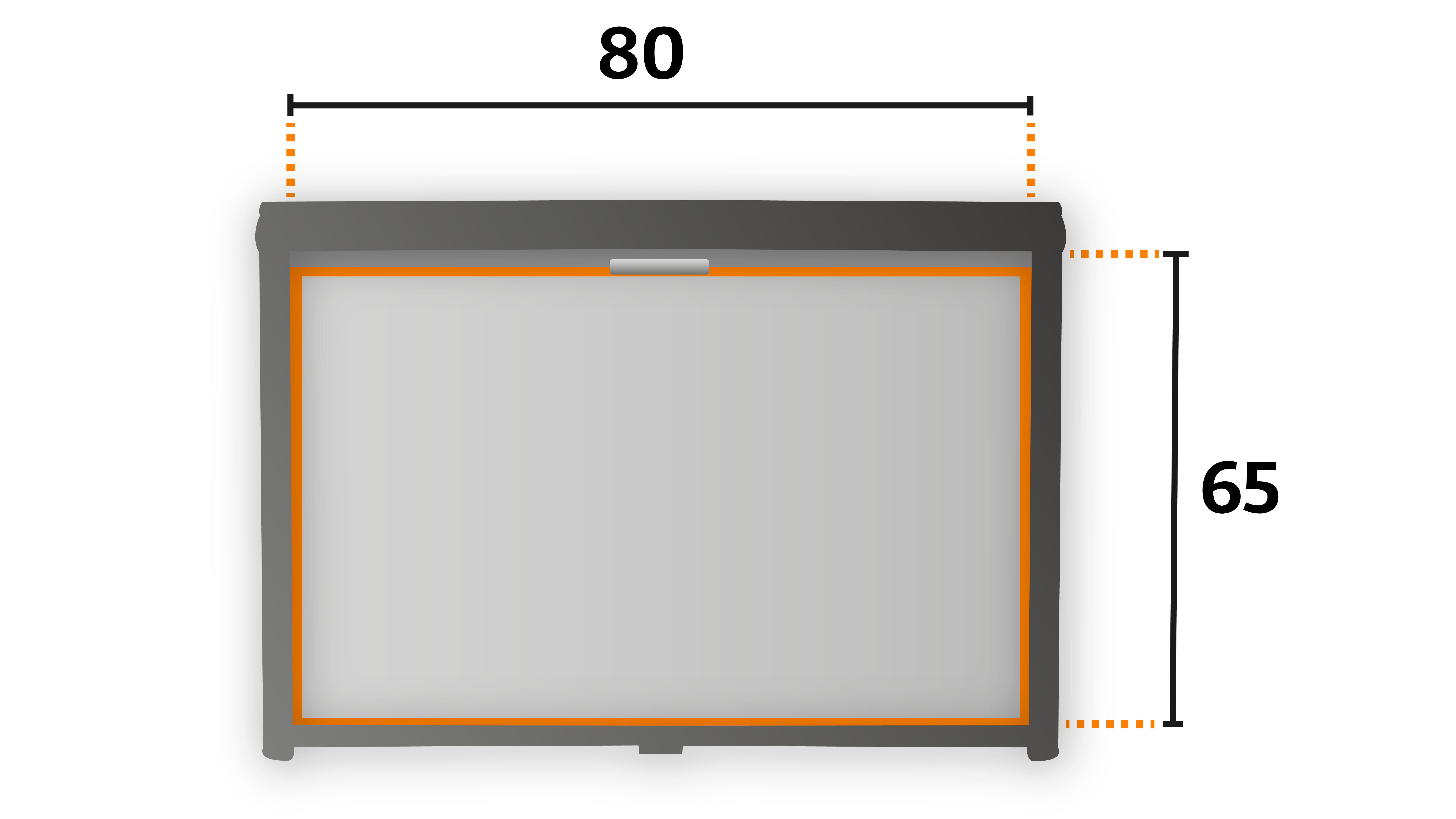 Tweedekans Obelink Eclipse combirollo grey - 80 x 65 cm
