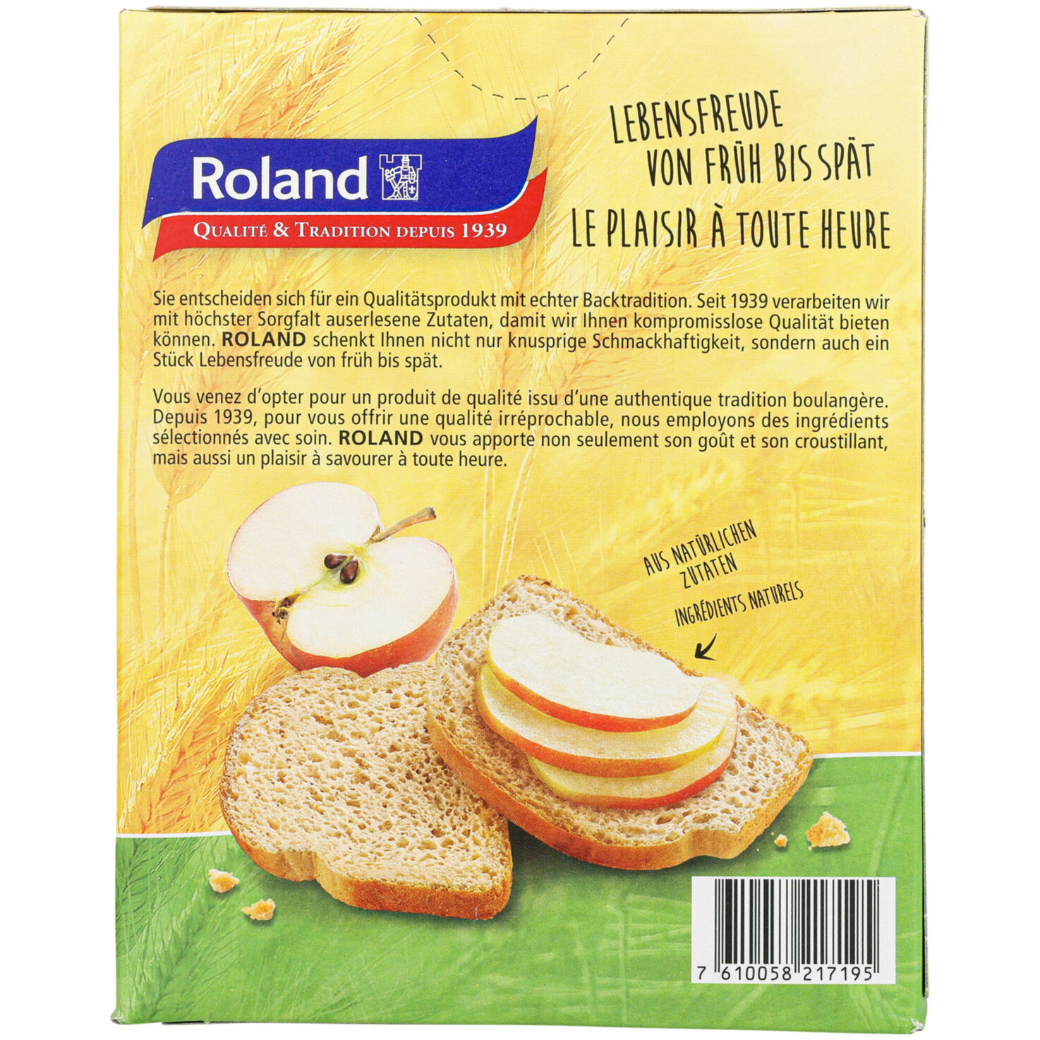 Roland Bio Dinkelzwieback