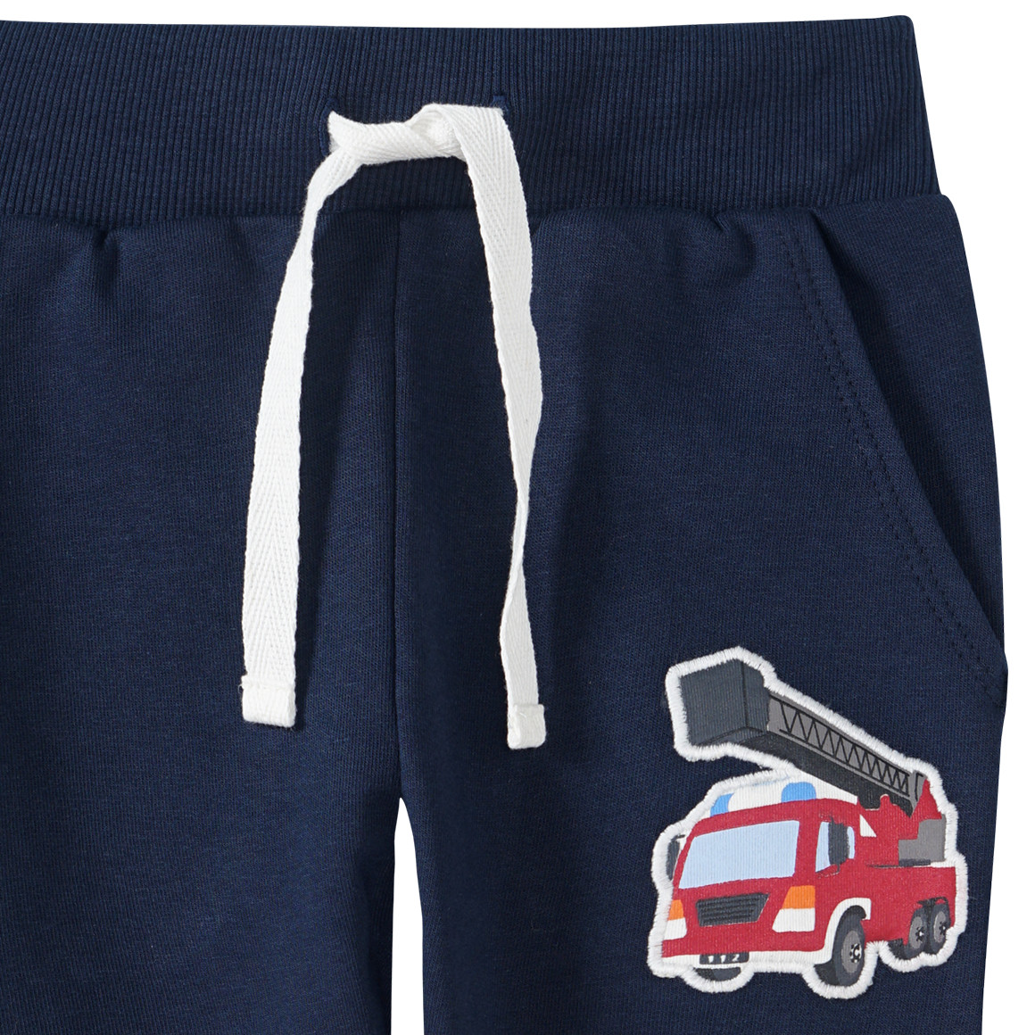 Topolino Jungen Jogginghose mit Feuerwehr-Stickerei dunkelblau