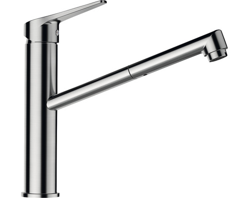 Keukenkraan met handdouche Schock Metis RVS afwerking 526120