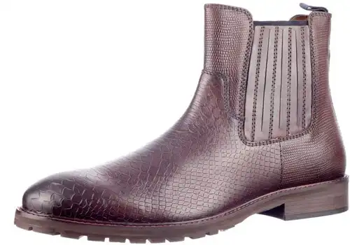 FABBRIZIO AUSTRALIAN BRUIN - maat 47 enkellaars bruin - maat 47 Calandschoen
