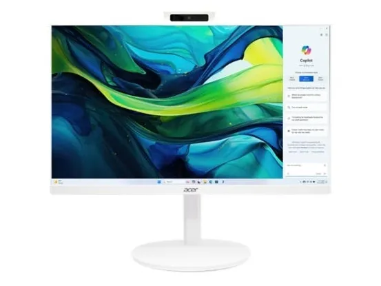 Acer Aspire C 27 C27-1E13U7UNH - Alt-i-én Core i7 1355U / op til 5 GHz - RAM 16 GB - SSD 1.024 TB - Intel Iris Xe Graphics - Gigabit Ethernet, IEEE 802.11ax (Wi-Fi 6), Bluetooth - Win 11 Home - skærm: LED 27