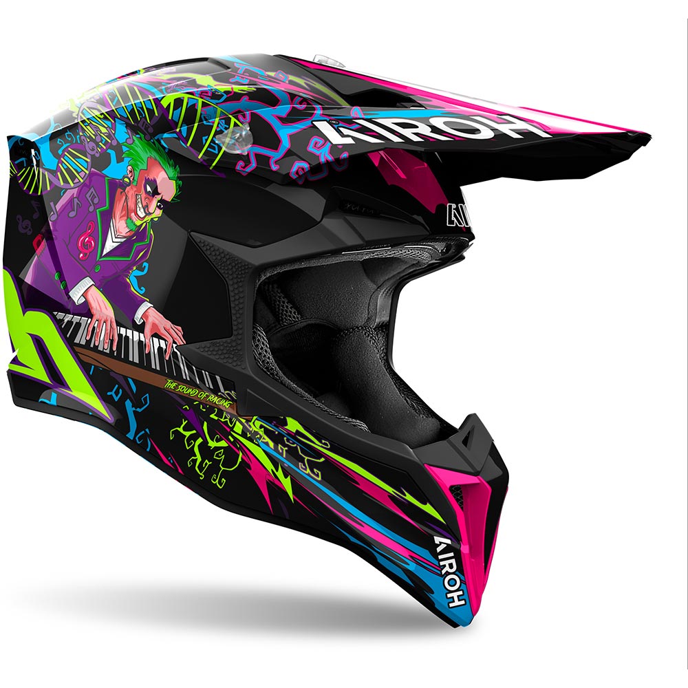 Airoh - Casque Wraaap Music Noir / Rose / Bleu / Vert / Violet