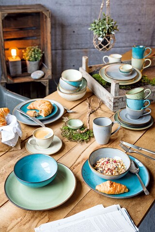 CreaTable Suppenteller NATURE COLLECTION steingrau