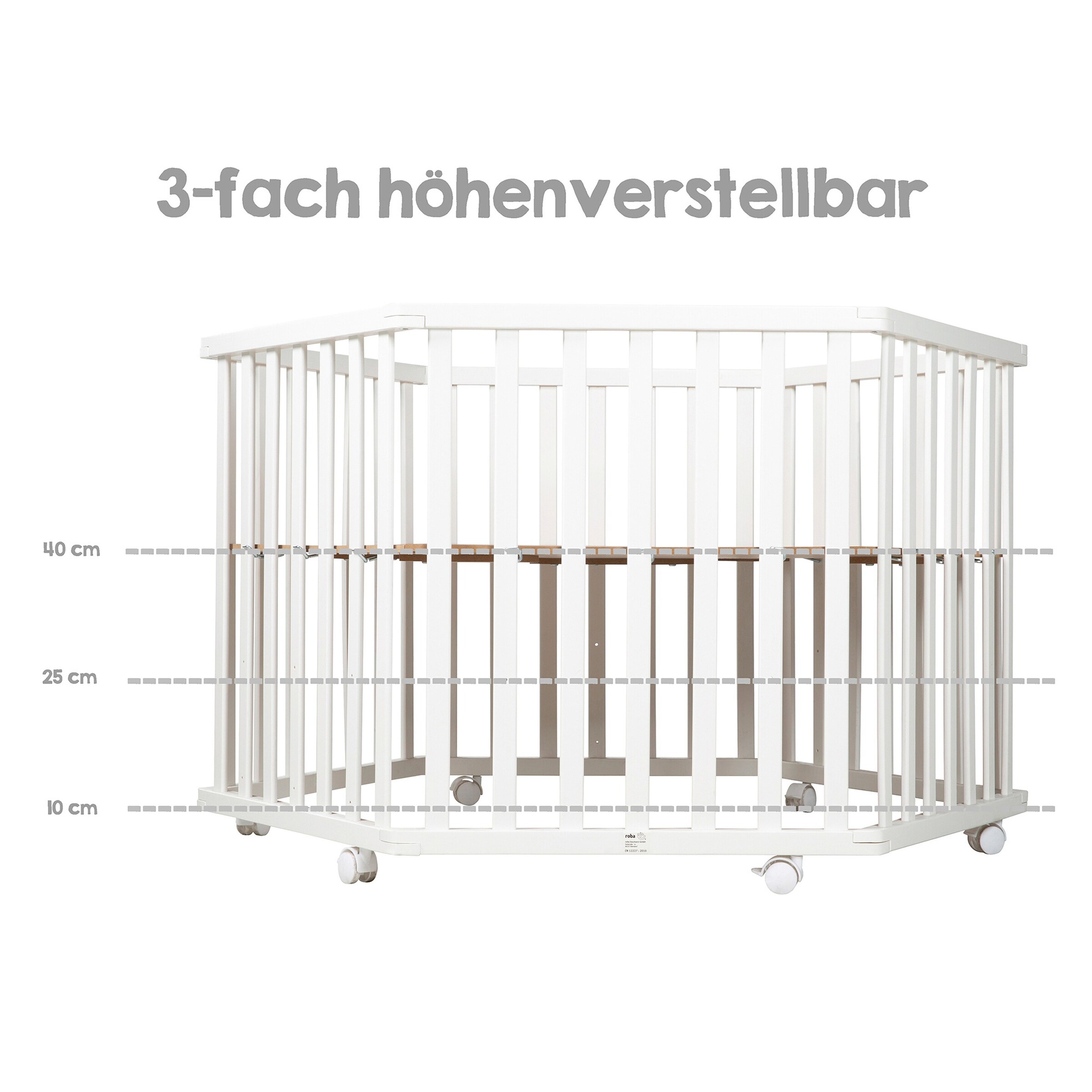 roba Laufgitter 6-eckig roba Style grau