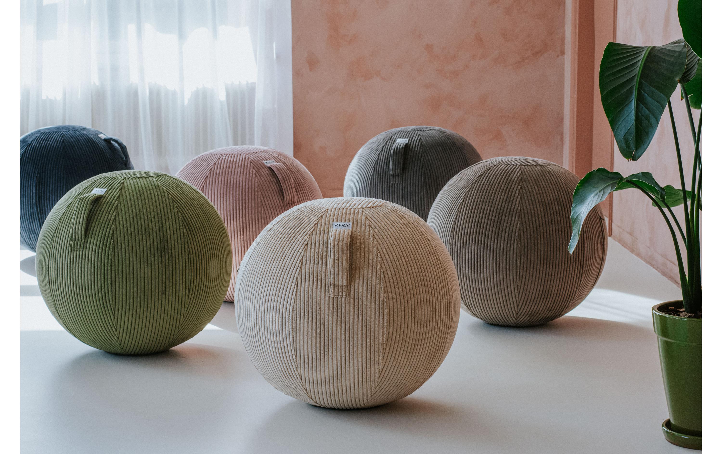 Sitzball Vlip Ø 60-65 cm, Nougat<br>Sitzball aus Stoff