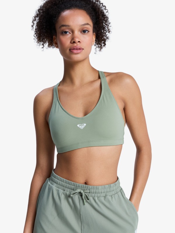 Heart Into It Brassière de sport Vert Femme