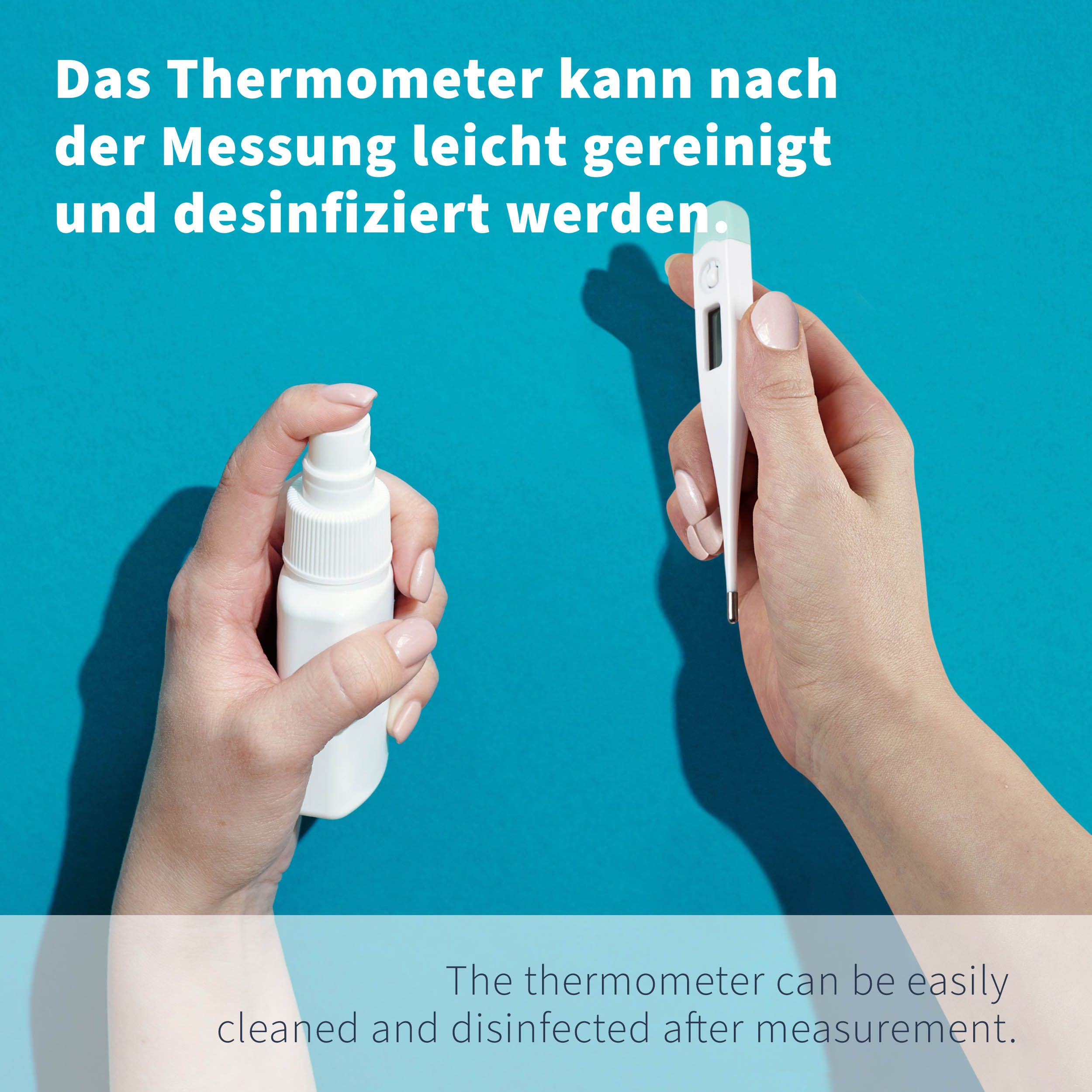 Pulox Digitales Fieberthermometer - Mit LCD-Display und Signalton