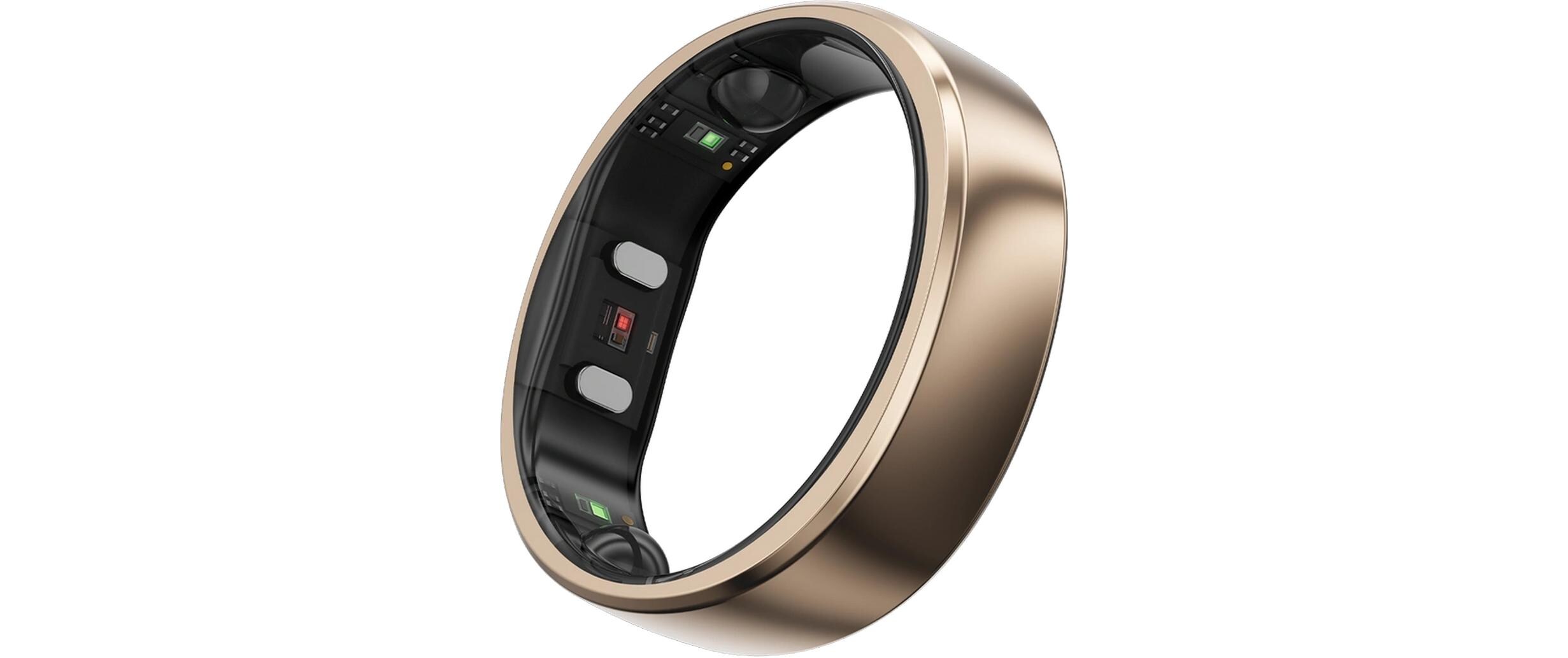 Smart Ring Gen 2 Air Grösse 14 Gold<br>Ultradünner Smart Ring mit Gesundheitsüberwachung