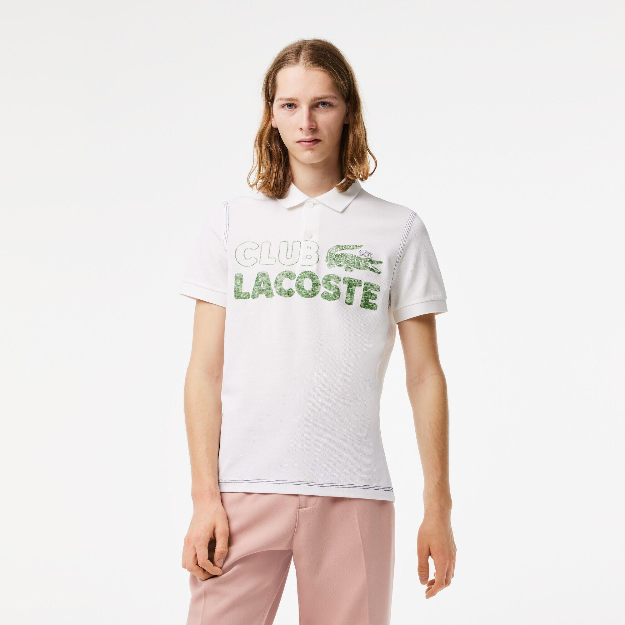 Lacoste Logo Print Polo Shirt
