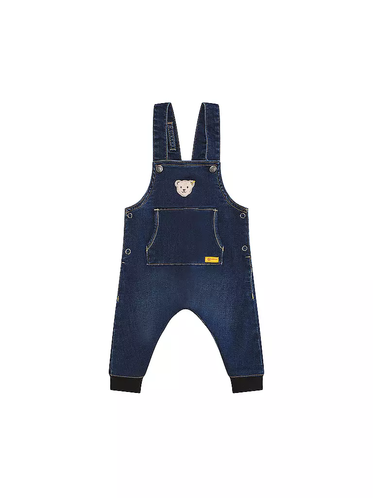 STEIFF Baby Jeans Latzhose blau