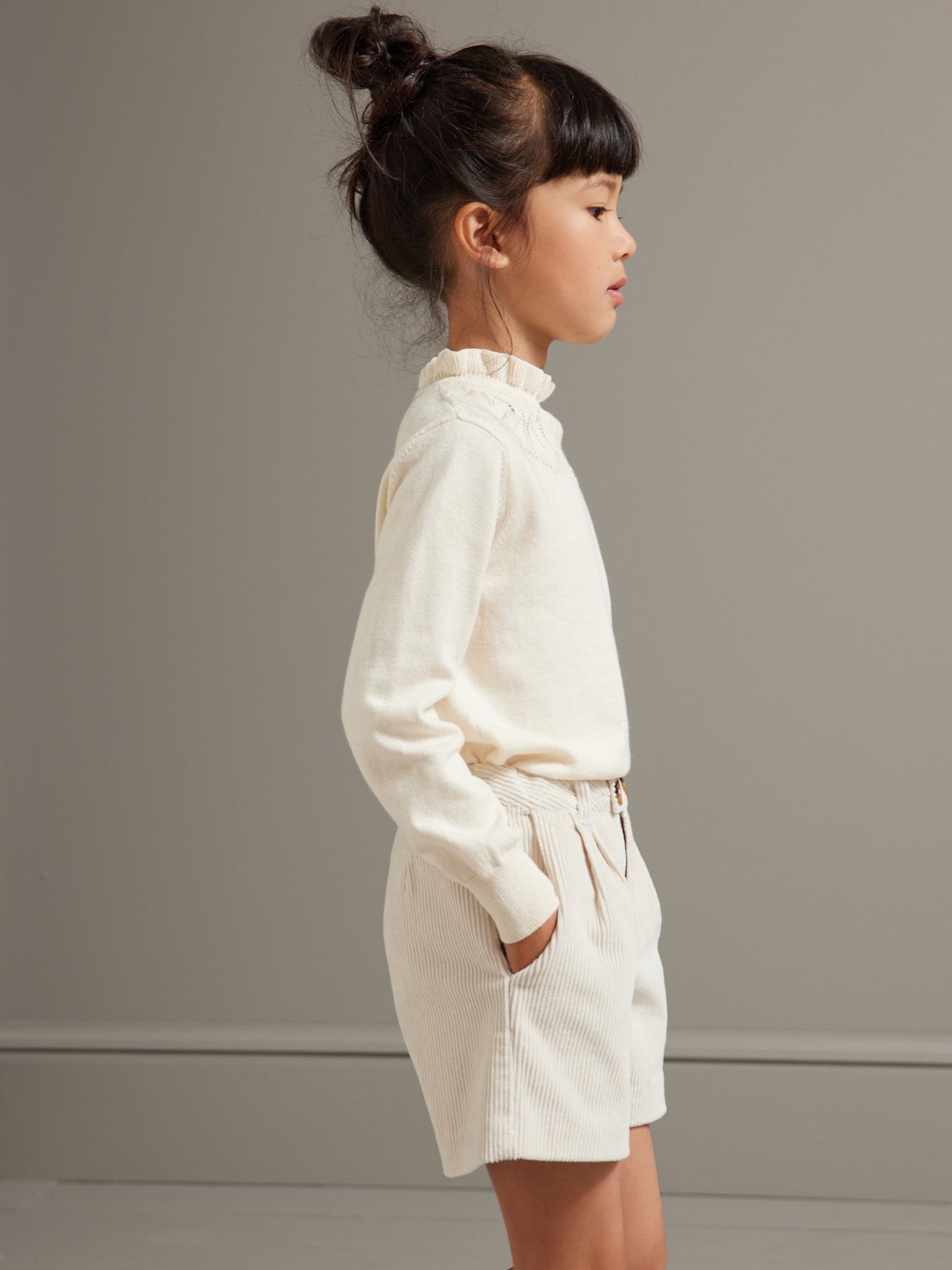 Short taille haute Fille