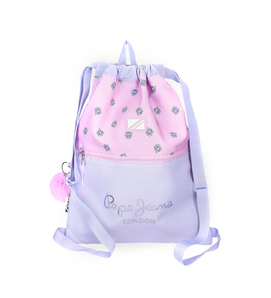 Mochila lilás Becca da Pepe Jeans