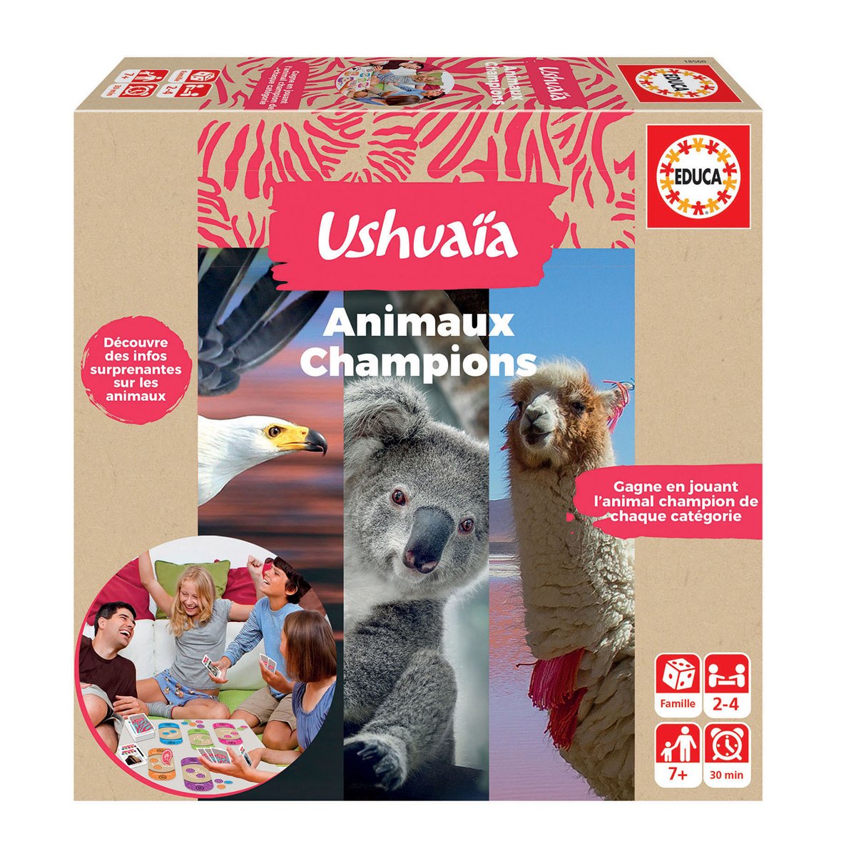 Jeu Ushuaia animaux champions