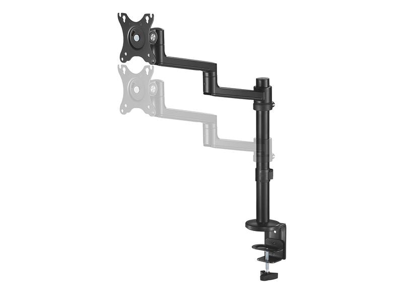 NEOMOUNTS Tischhalterung DS60-425BL1 bis 8 kg – Schwarz Full-Motion-Tischhalterung für 17-27
