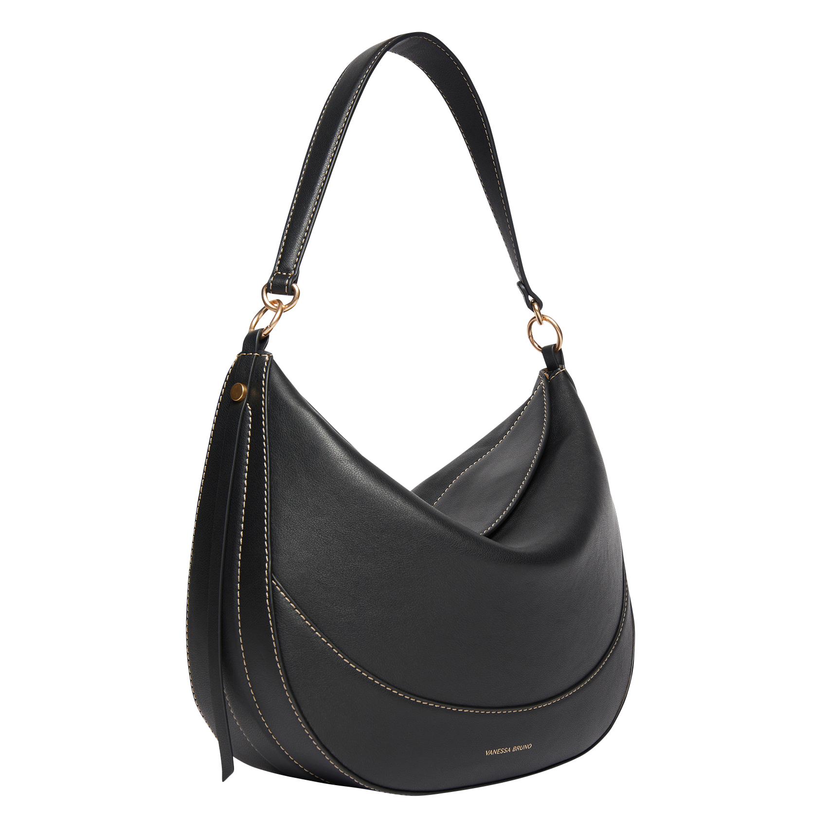 DAILY - Sac épaule en cuir | Noir