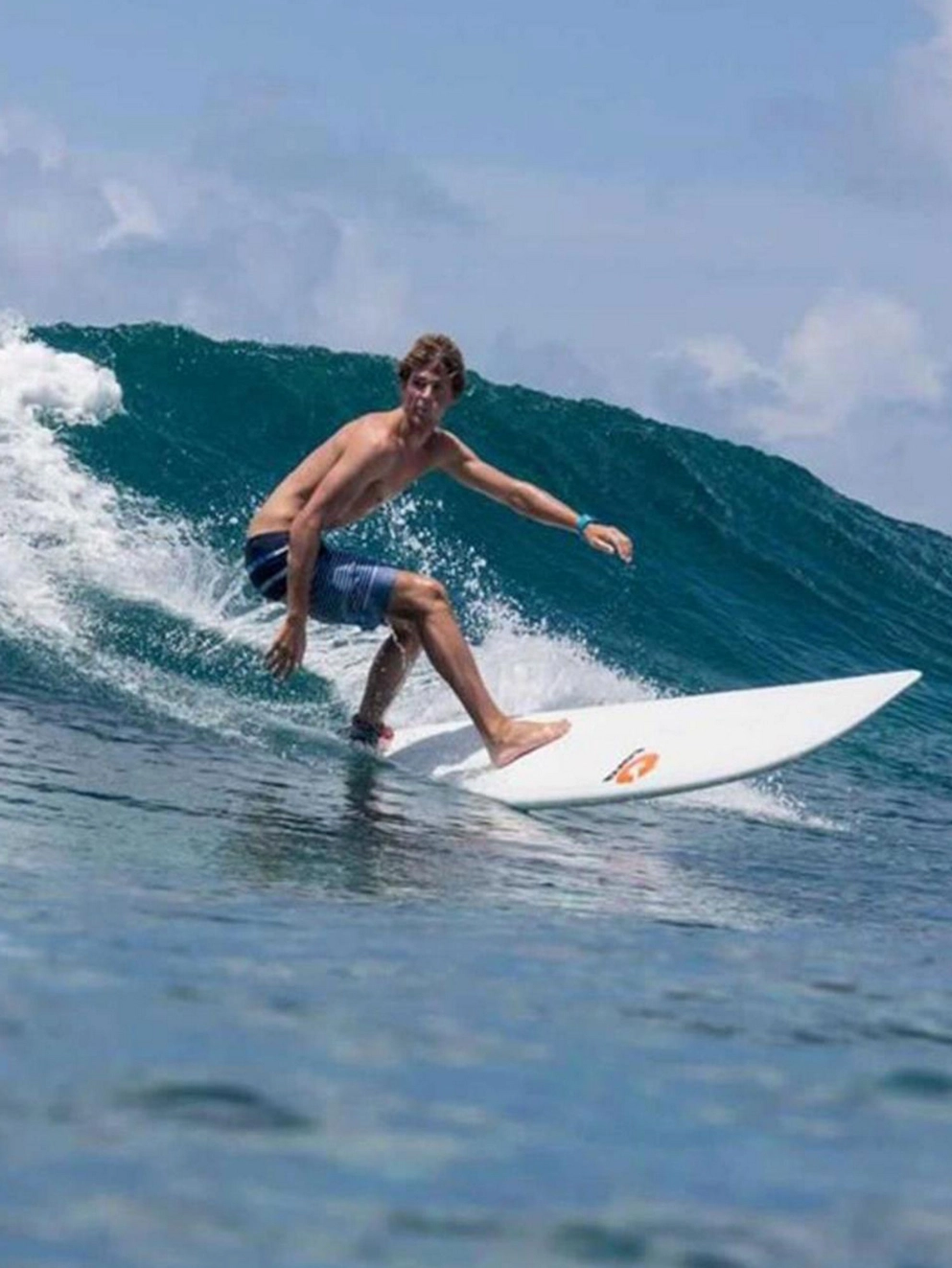 Torq Epoxy Longboard Pinlines 9'0 Surfboard pinlines