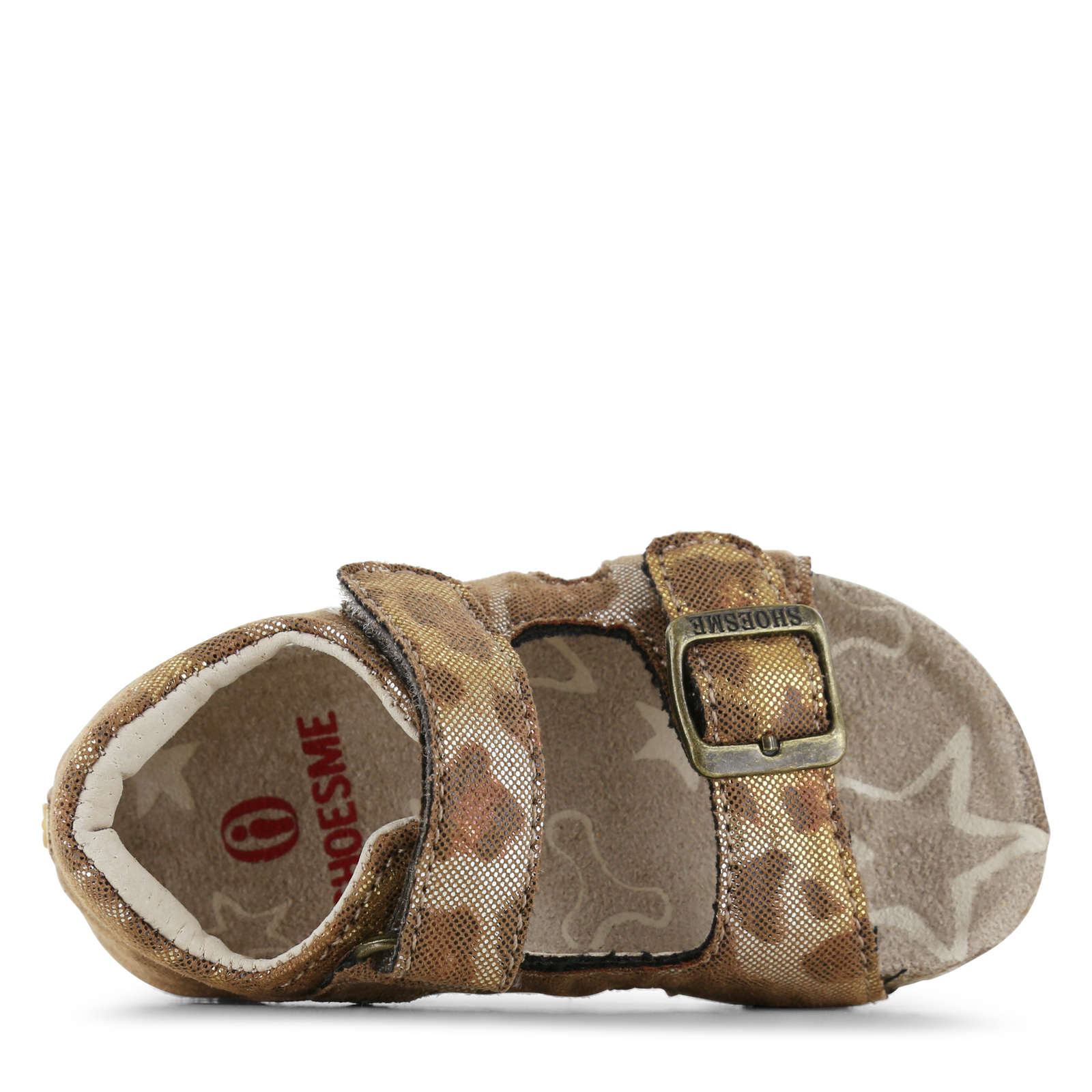 Shoesme braune Sandale mit Leopardenmuster