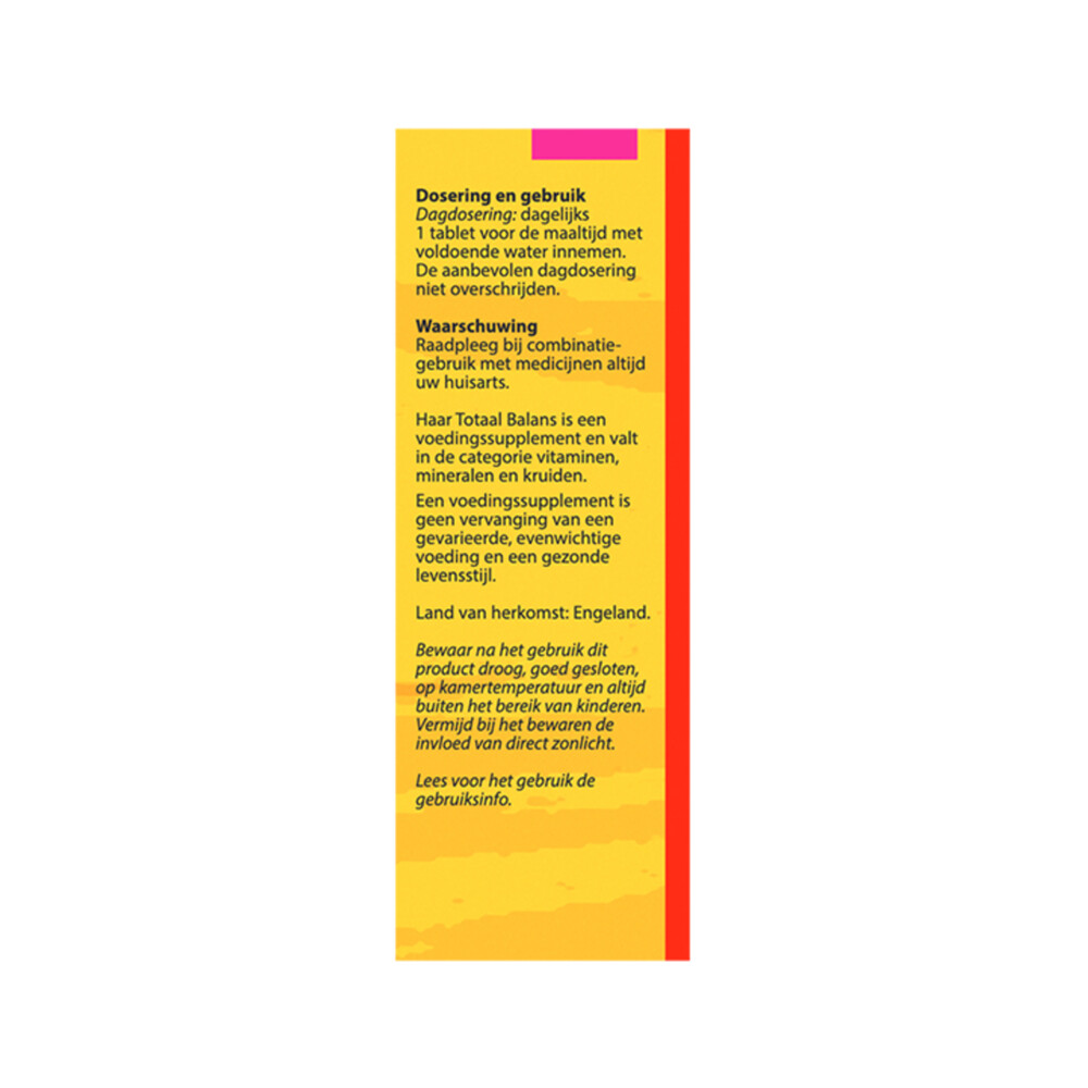 Bloem Haar Totaal Balans 60 tabletten