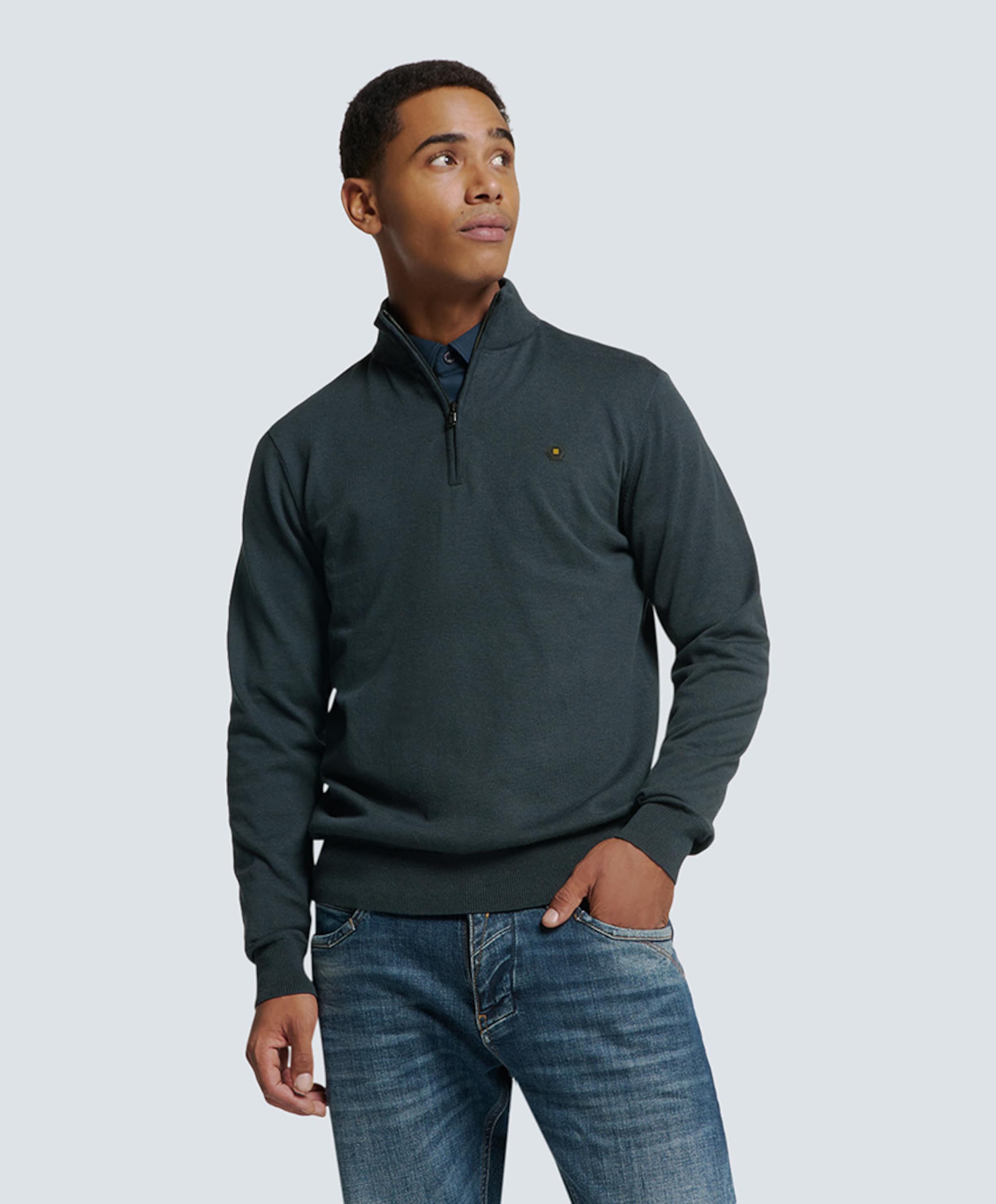 No Excess Heren trui blauw