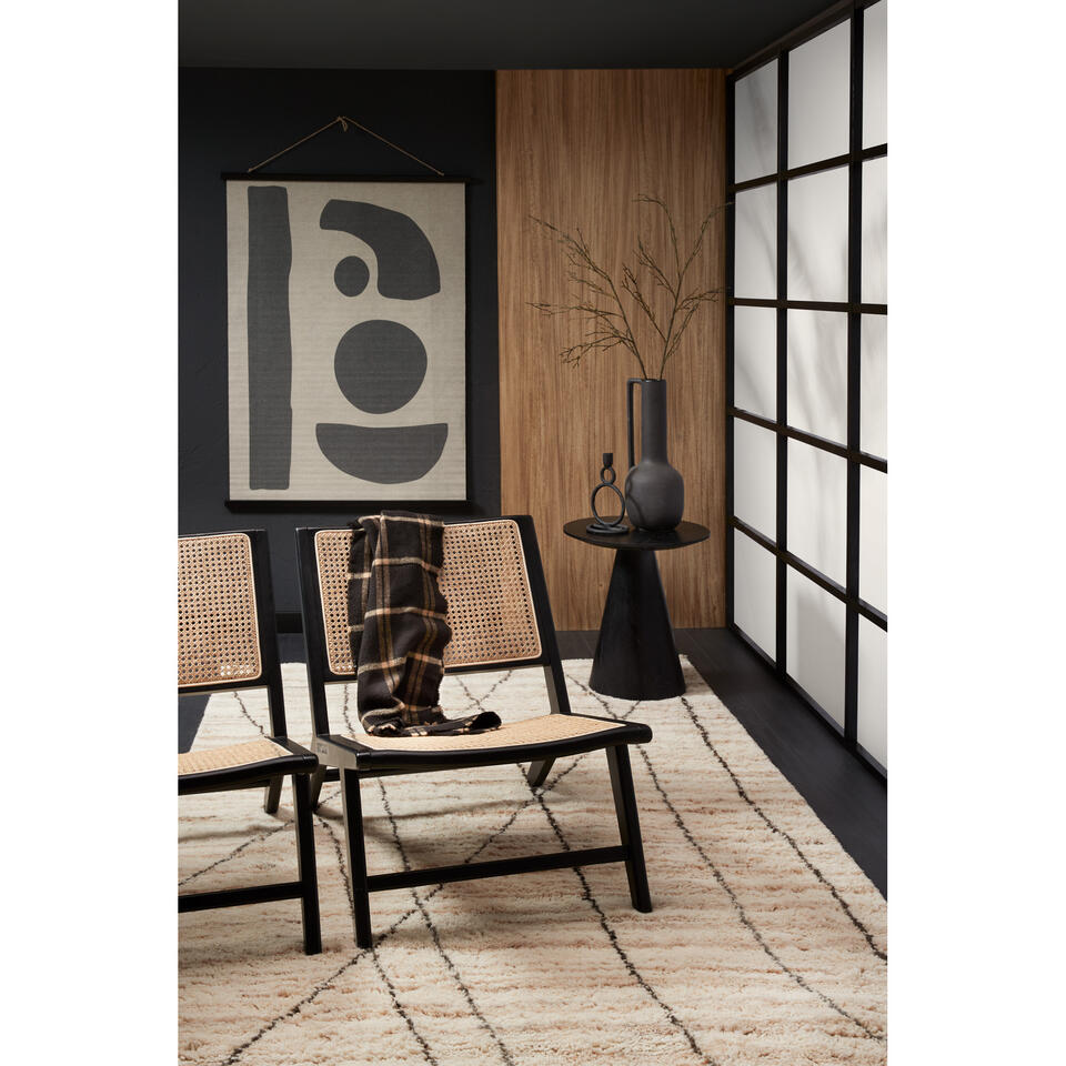 Bijzettafel Cone Zwart 45cm