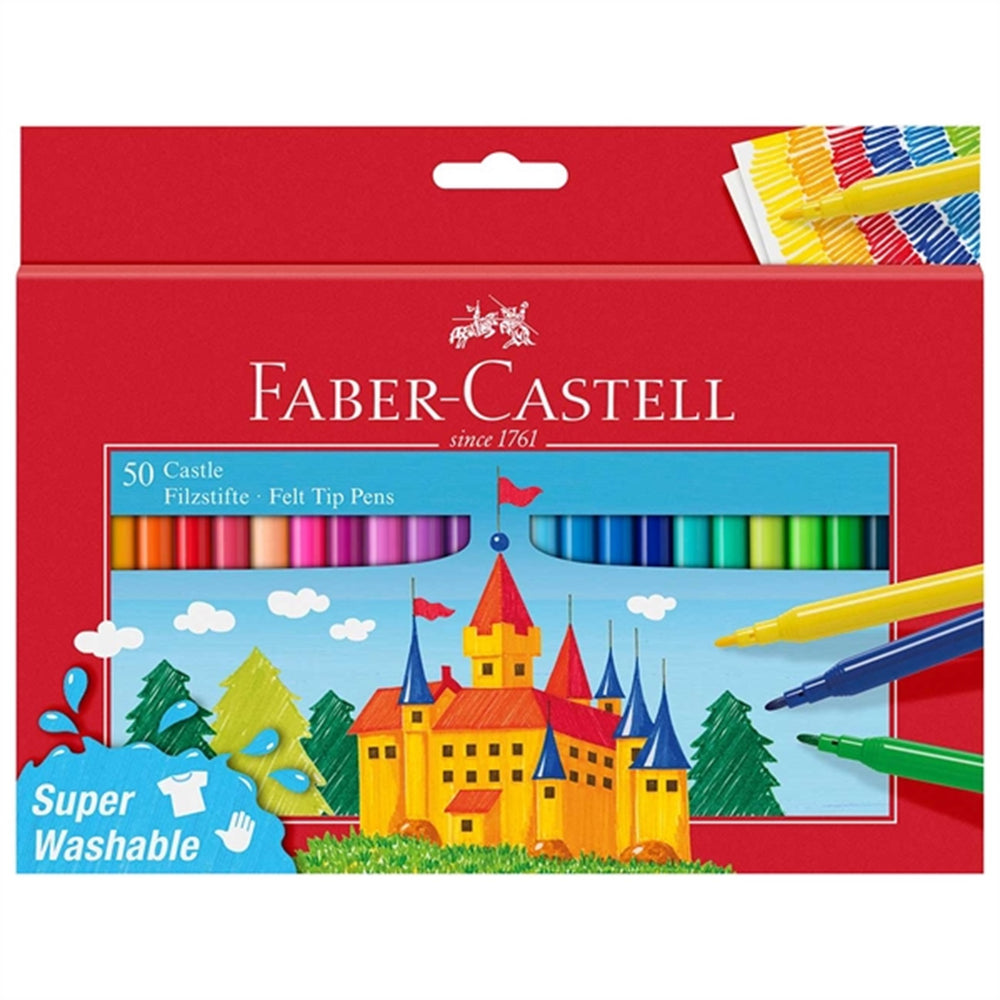 Køb Faber Castell Slot 50 Tusser | Luksusbaby