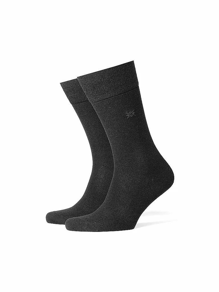 BURLINGTON Herren Socken LEEDS 40-46 black schwarz