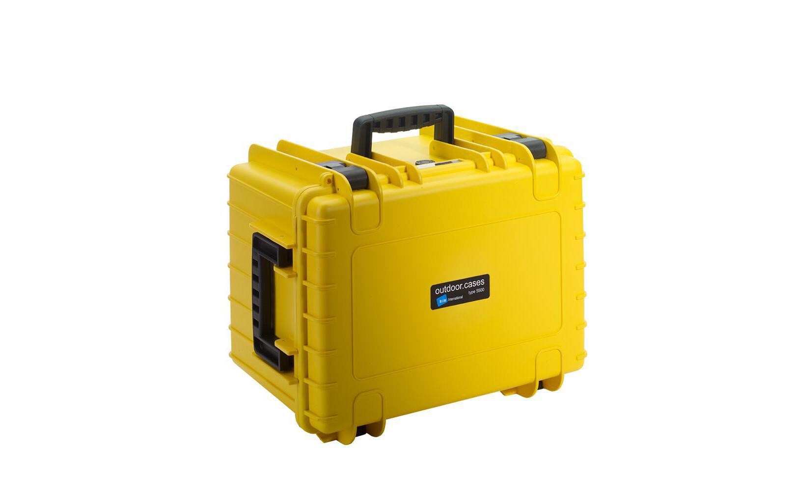 Outdoor-Koffer Typ 5500 SI Gelb<br>Hoher Outdoor-Koffer mit viel Stauraum