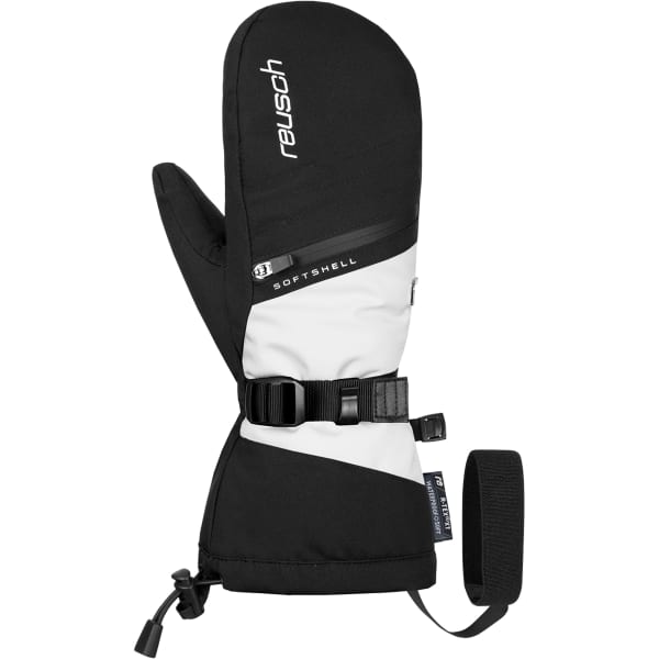 Moufle ski REUSCH DEMI R-TEX XT MITTEN BLACK/WHITE