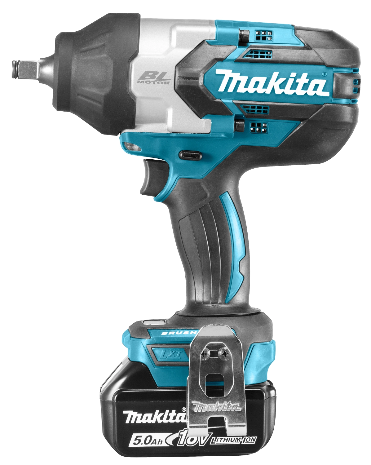 Makita DTW1002RTJ 18V Li-Ion Accu slagmoersleutel set (2x 5.0Ah accu) in Mbox - 1050Nm - 1/2