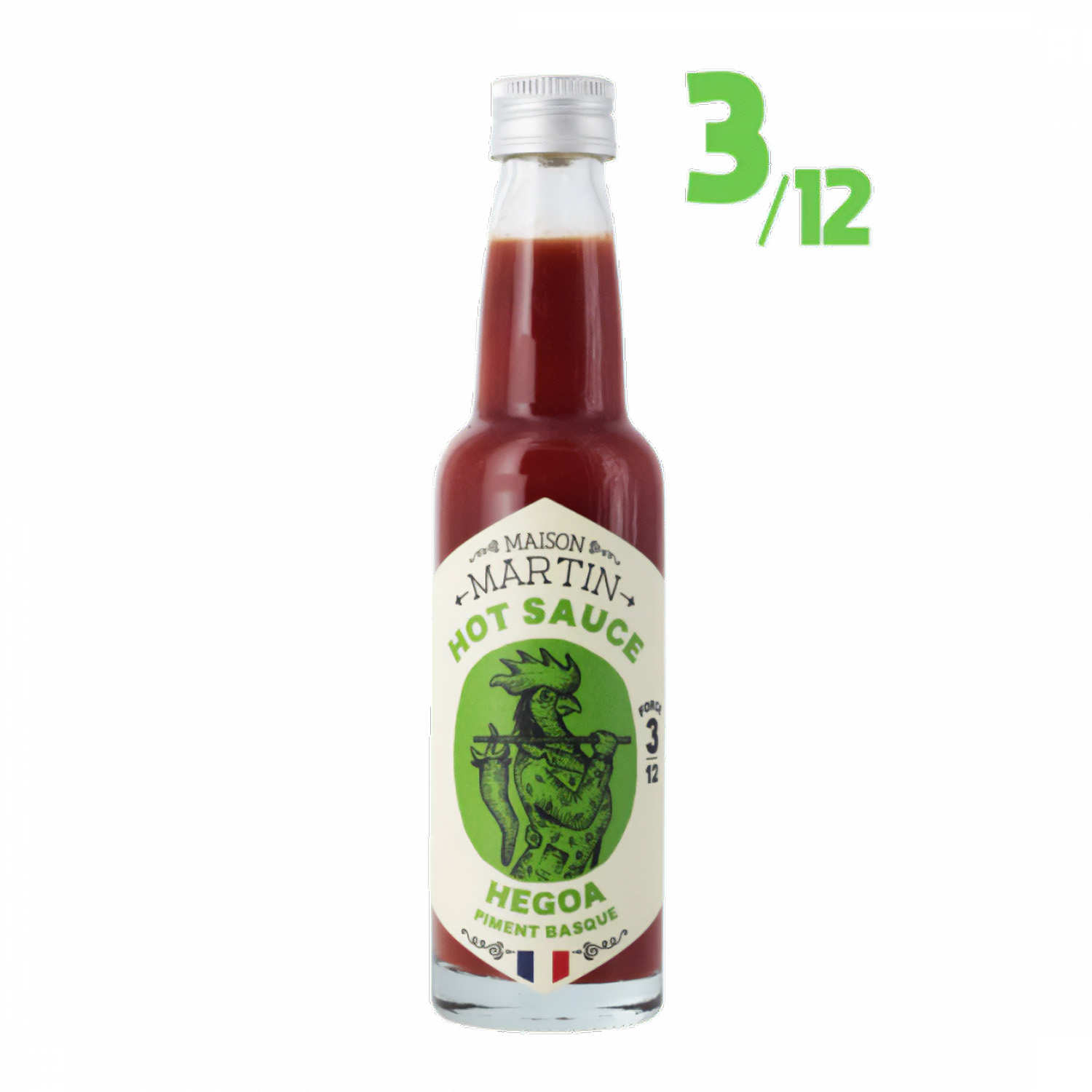 Sauce pur cru piment Gorria HEGOA (3/12)