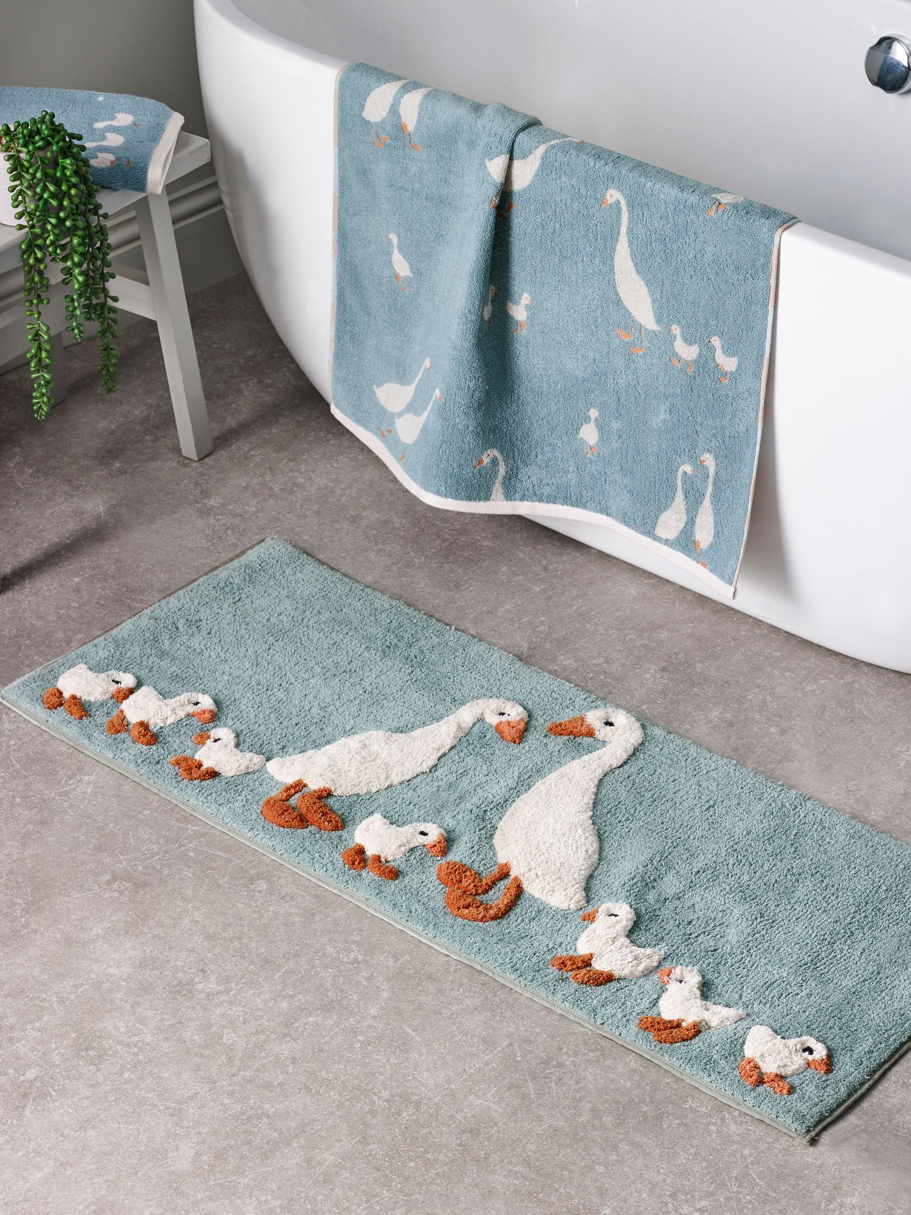 Goose And Friends 100% Katoenen Mat