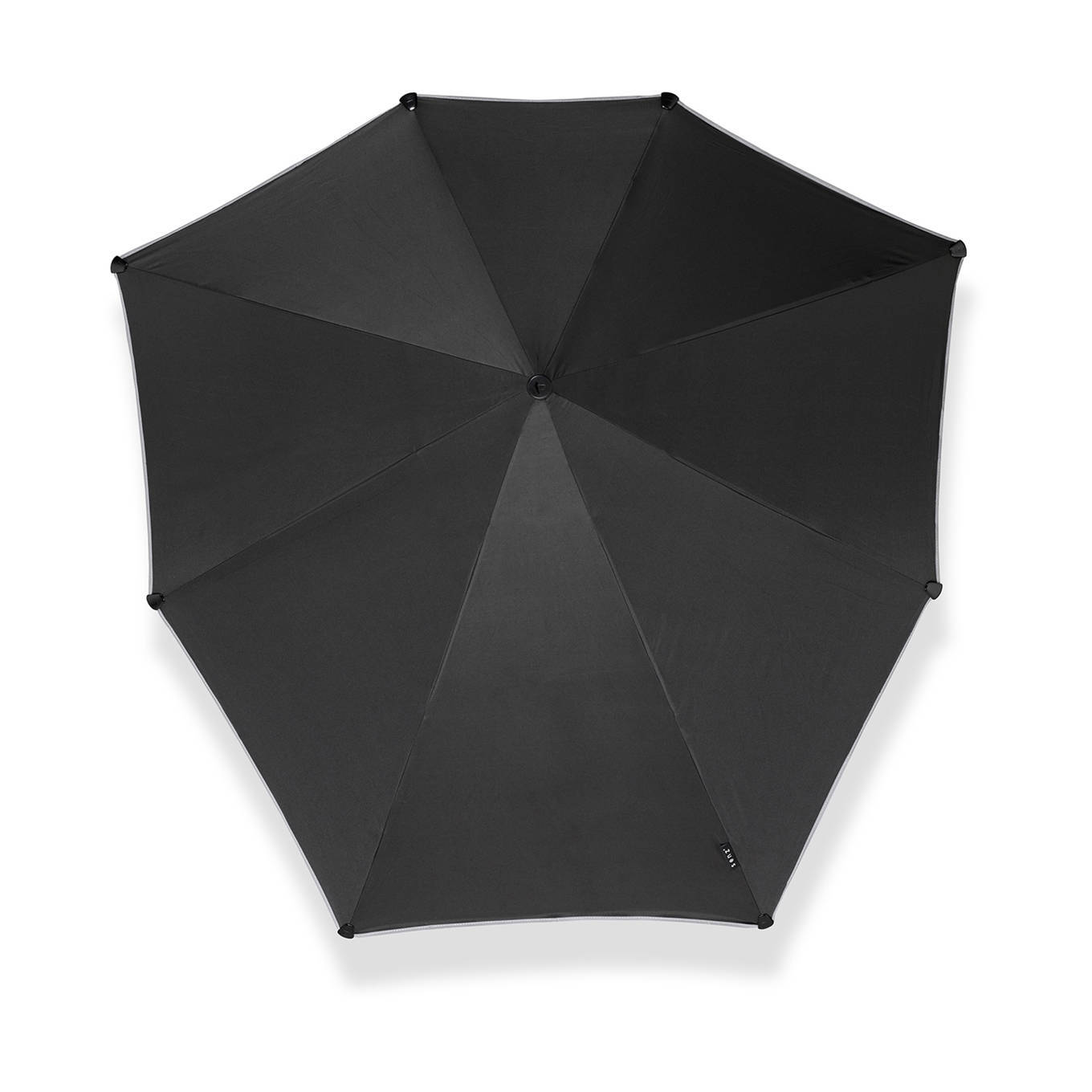 Senz stormparaplu Large Stick black reflective